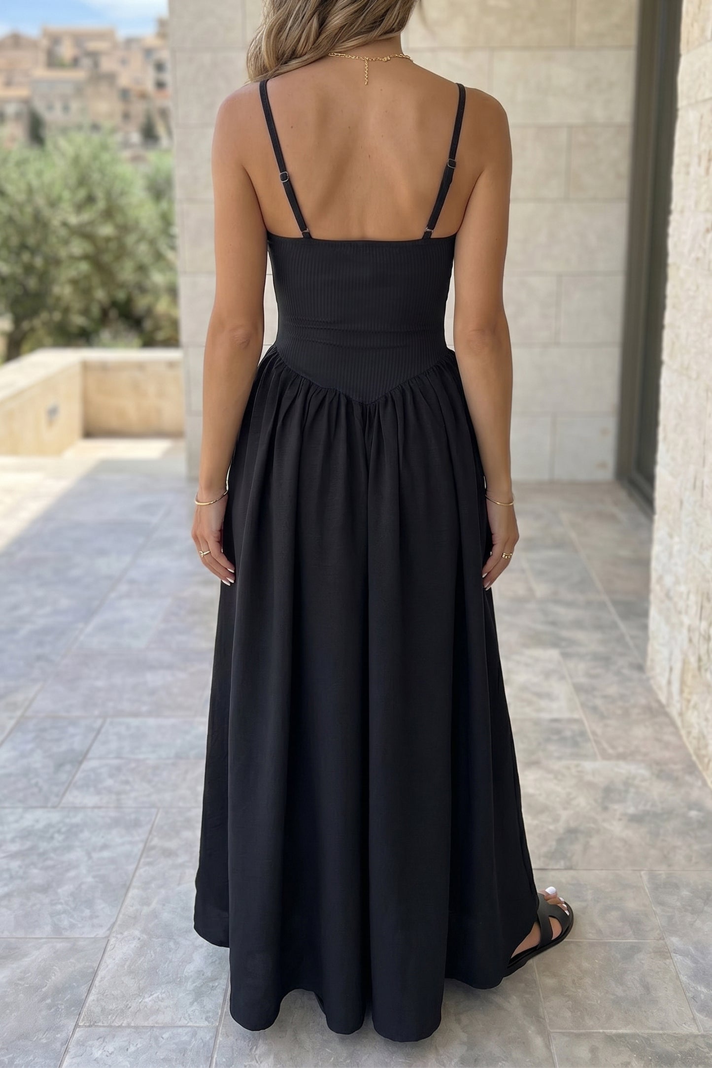 Midnight Grace Maxi Dress