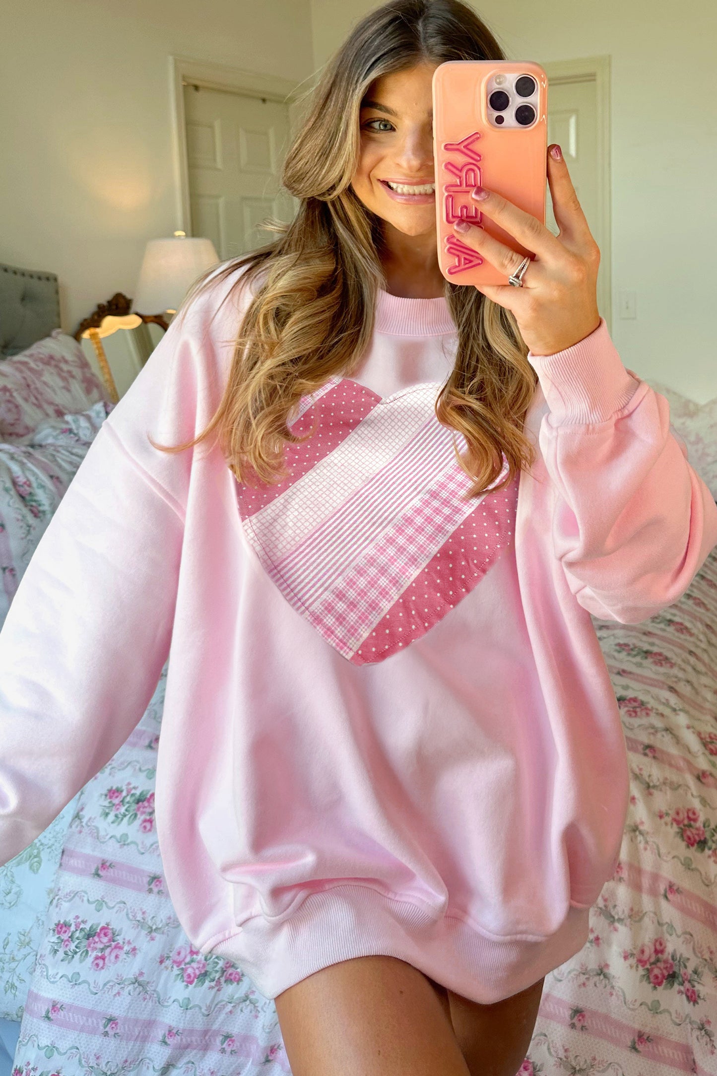 Sweetheart Patchwork Pullover