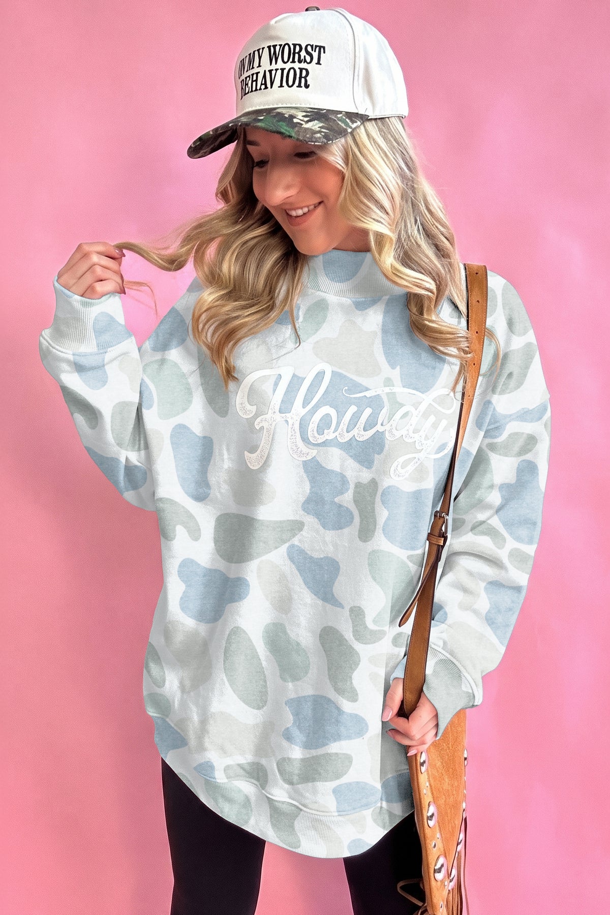 The Howdy Honey Mock Neck