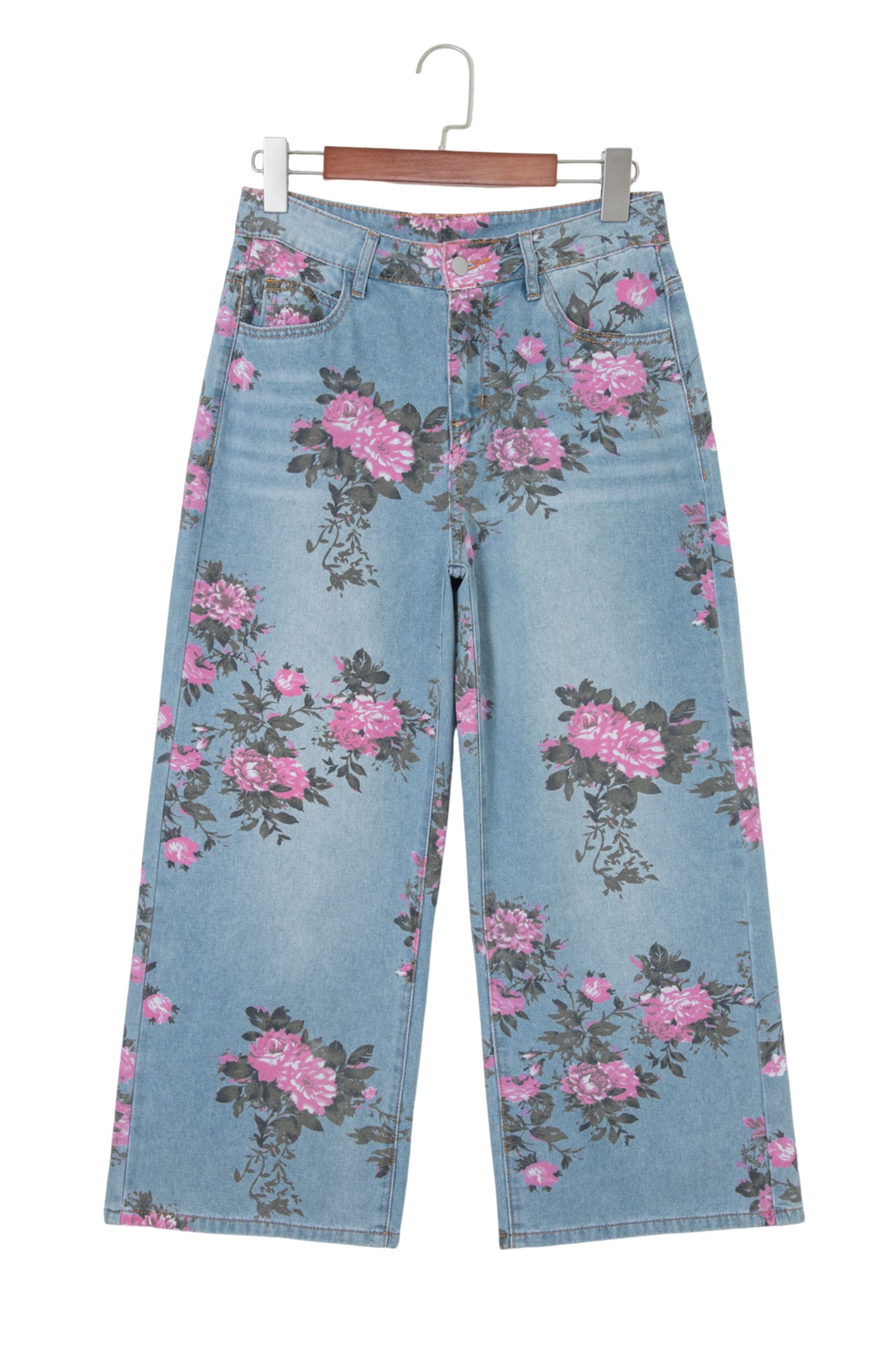 Vintage Bloom Wide Leg Jeans
