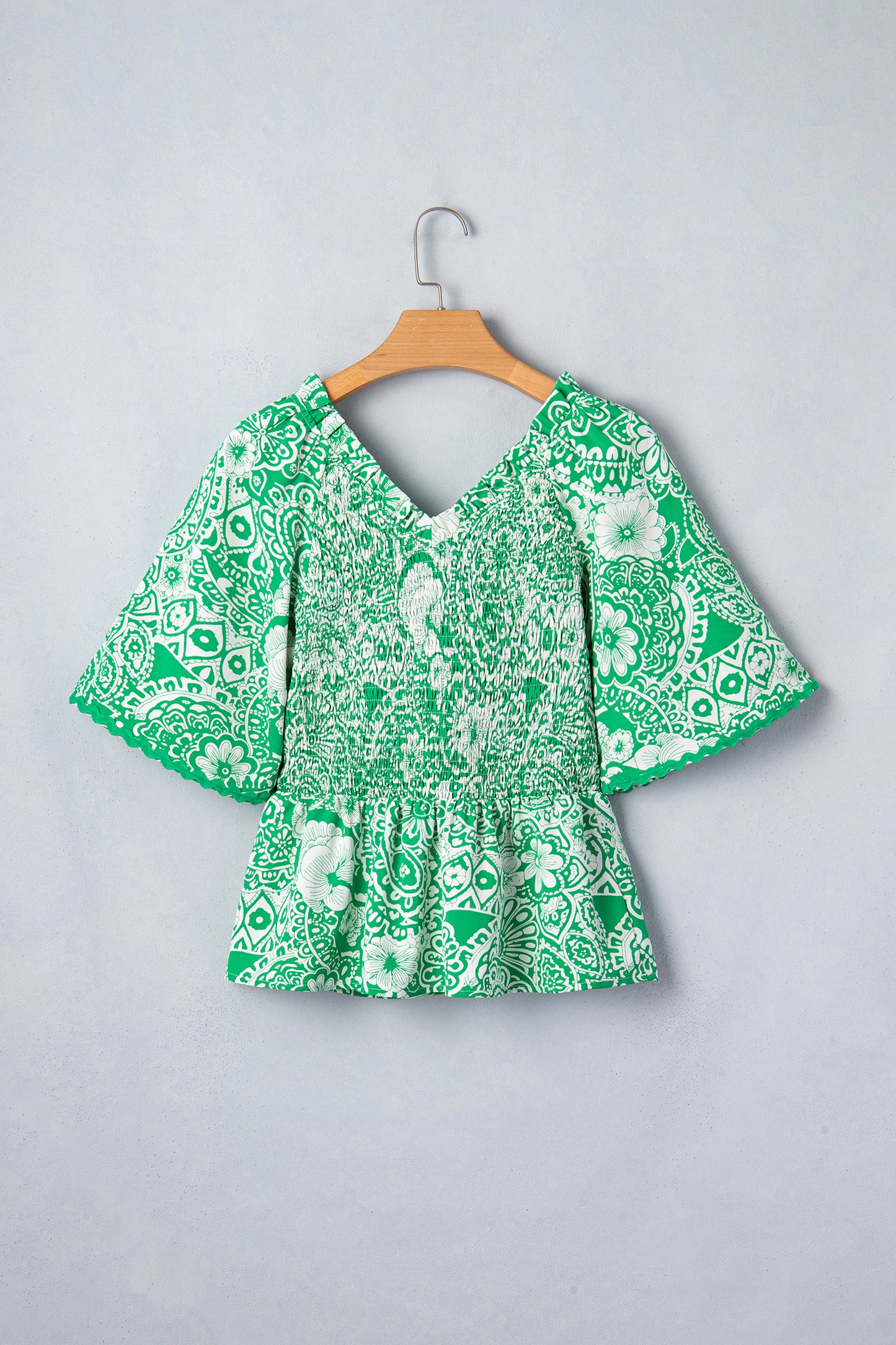 The Emerald Mosaic Blouse