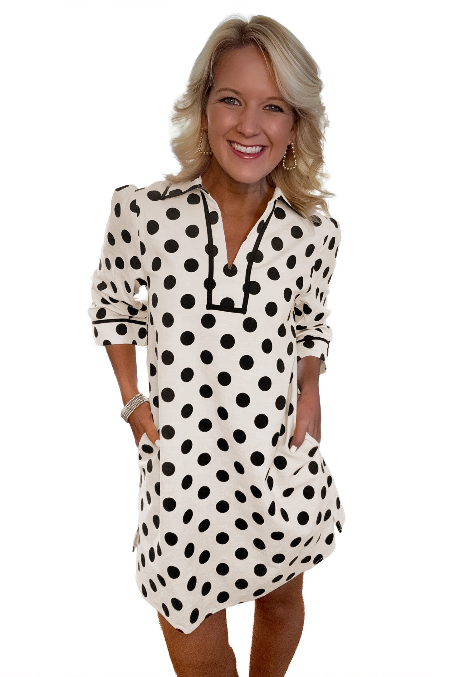 The Park Avenue Polka Dot Dress