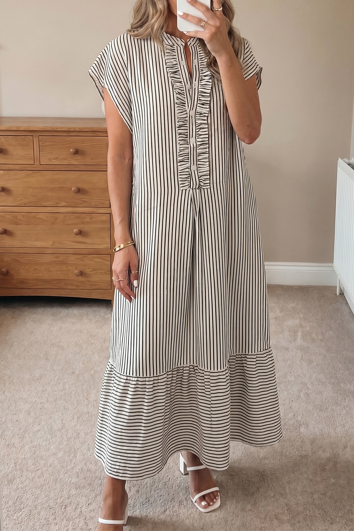 Park Avenue Stripe Maxi