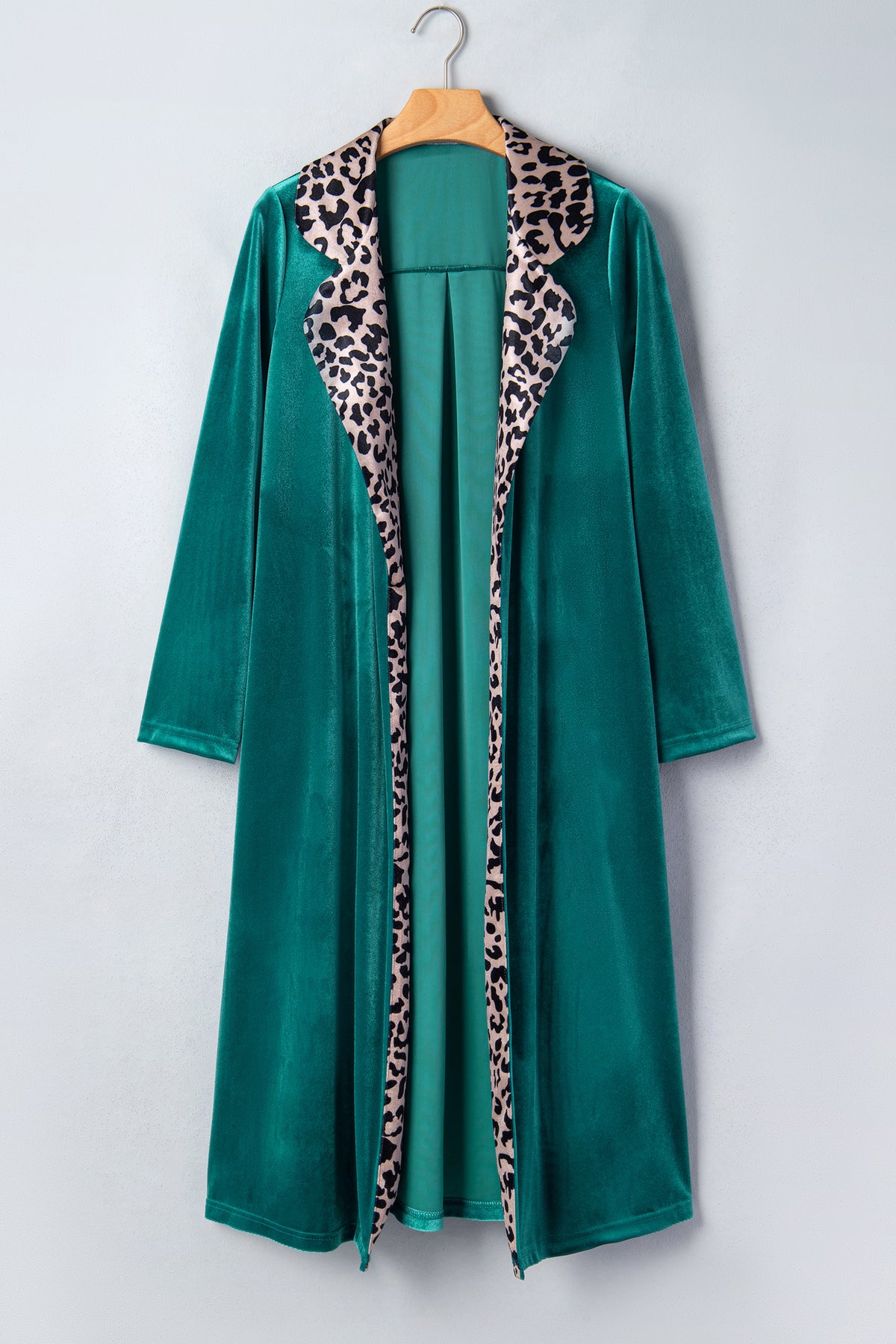 Emerald Wild Side Velvet Duster