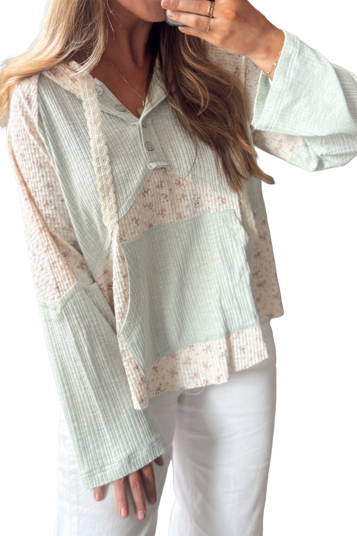 Meadow & Mint Patchwork Top