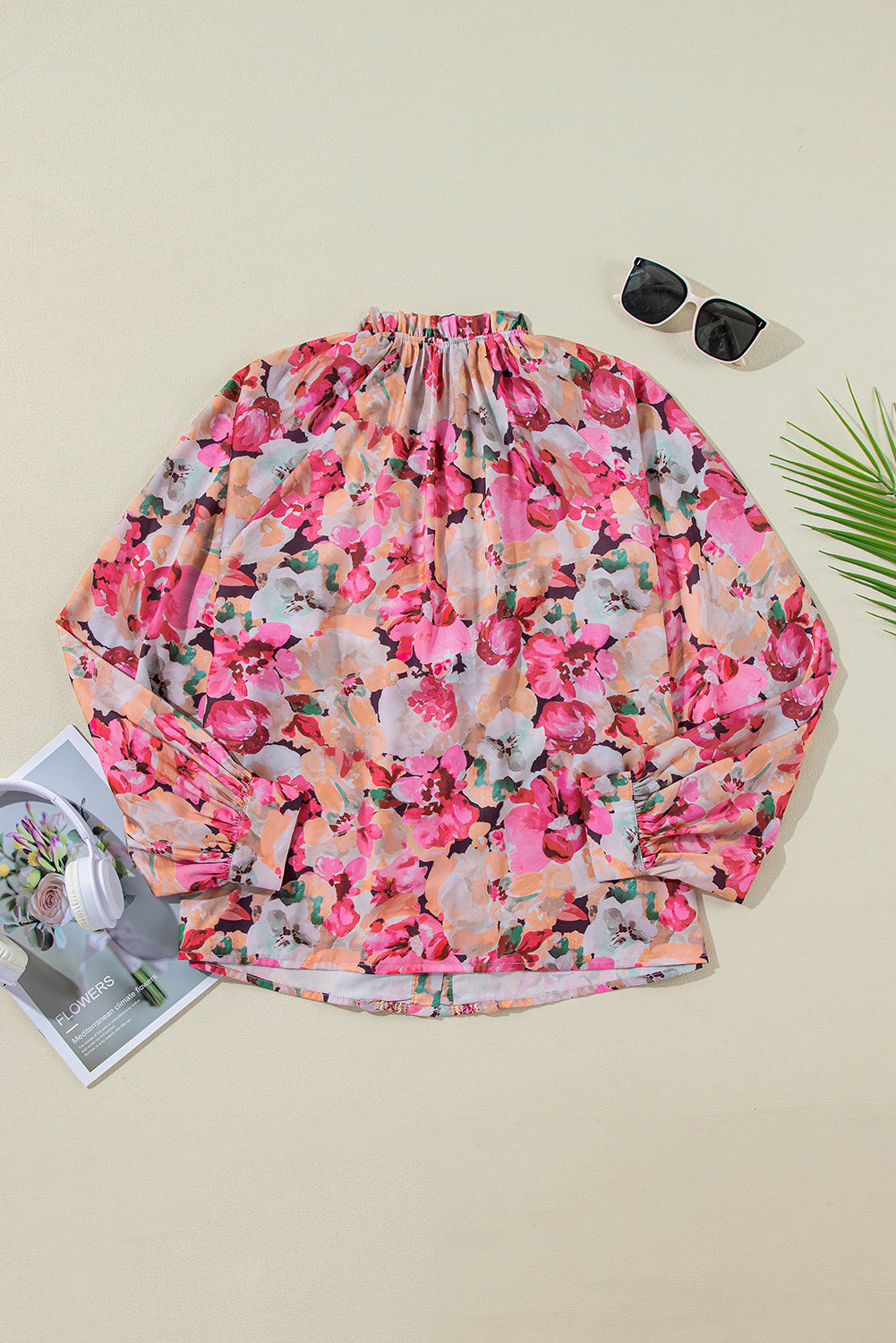 Blush in Bloom Ruffle Blouse