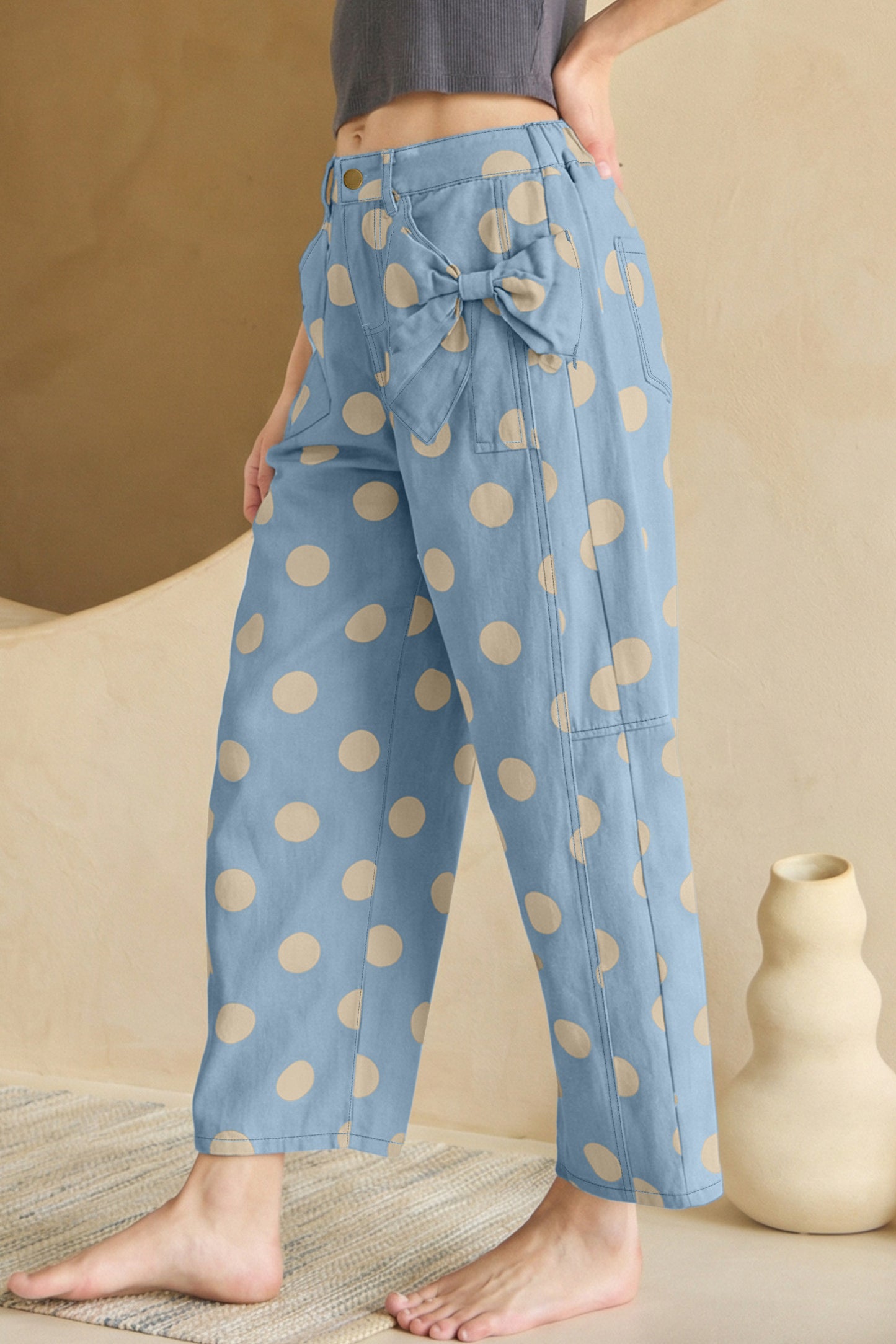 Bluebell Bow Dot Pants