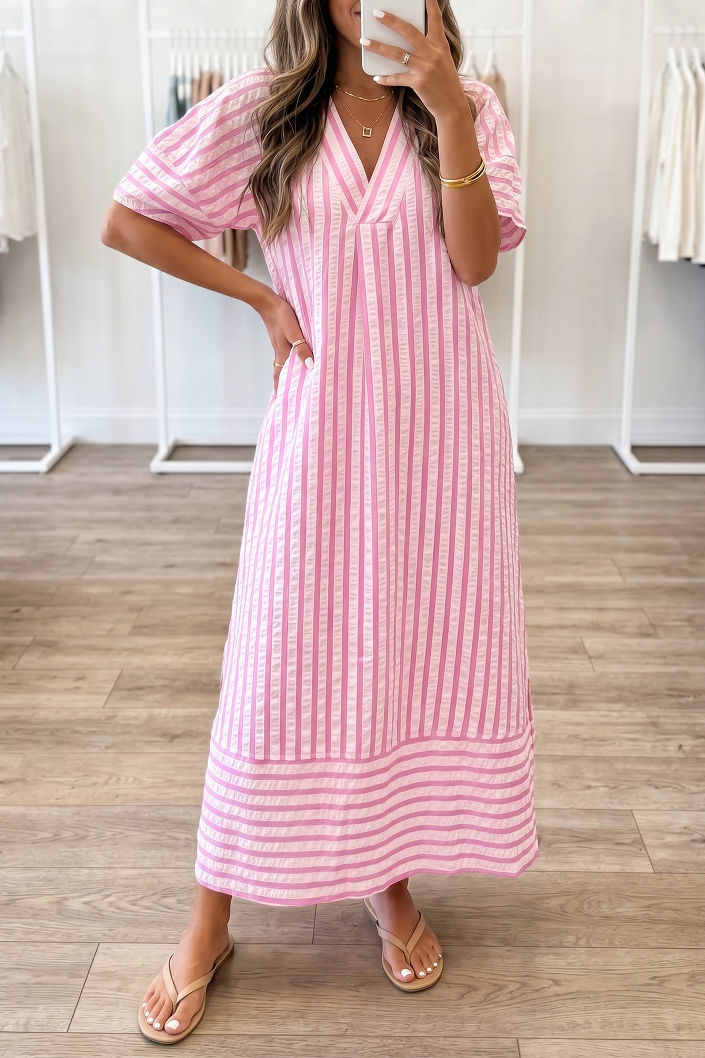 Pink Lemonade Stroll Maxi