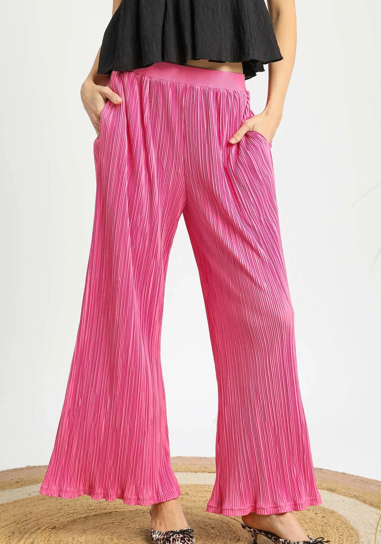Rosé Rhythm Pleats