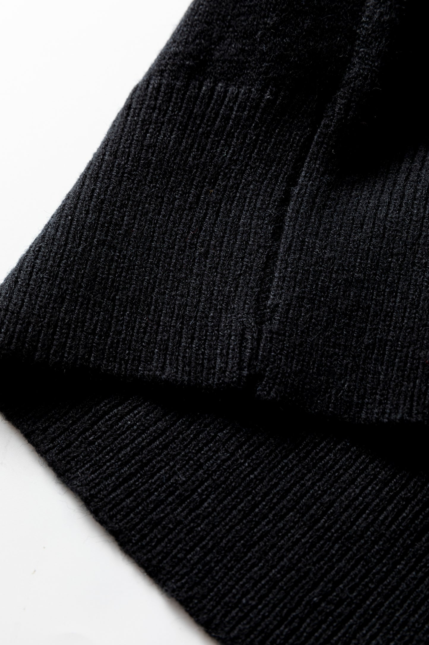 Midnight Ribbed Sweater Set