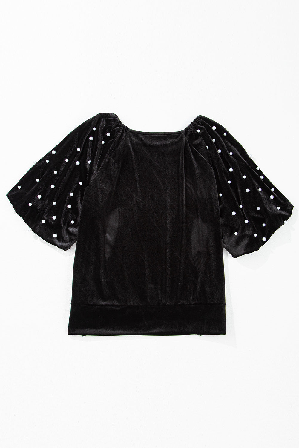 Midnight Pearl Velvet Top