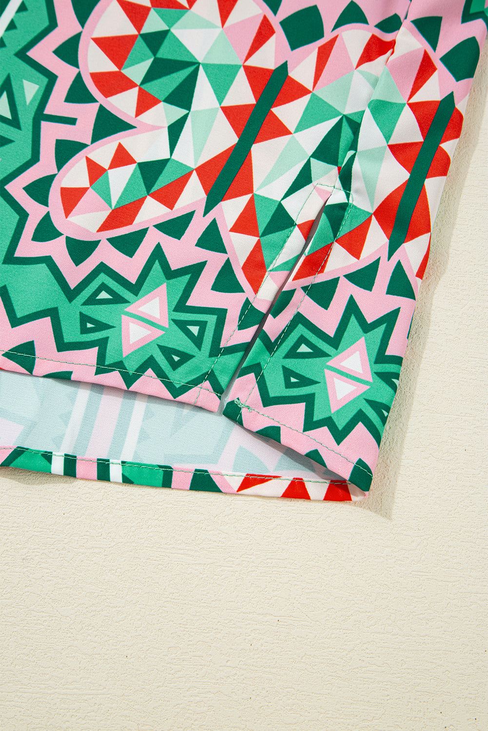 Emerald Mosaic Blouse