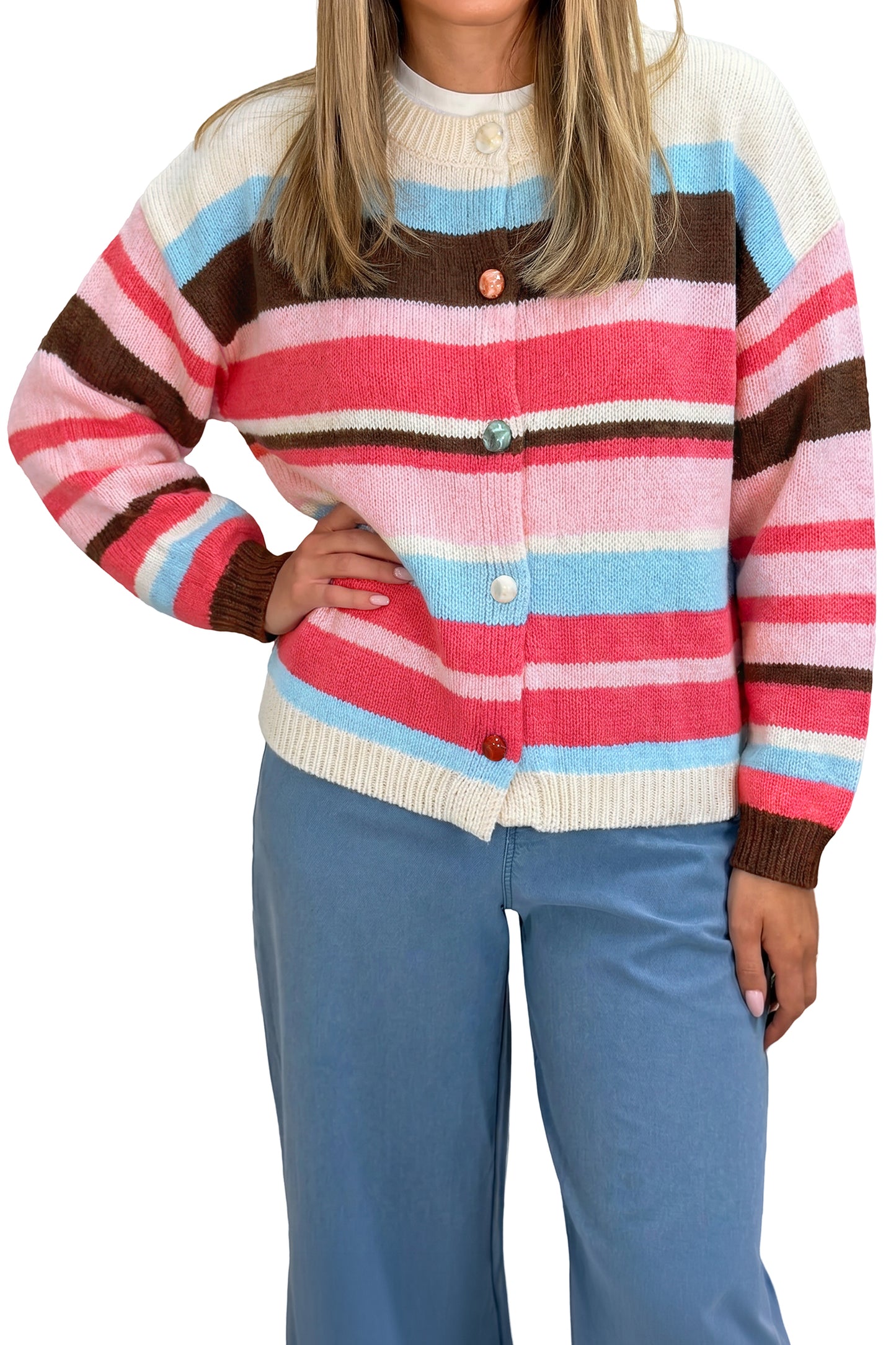 The Candy Stripe Cardigan
