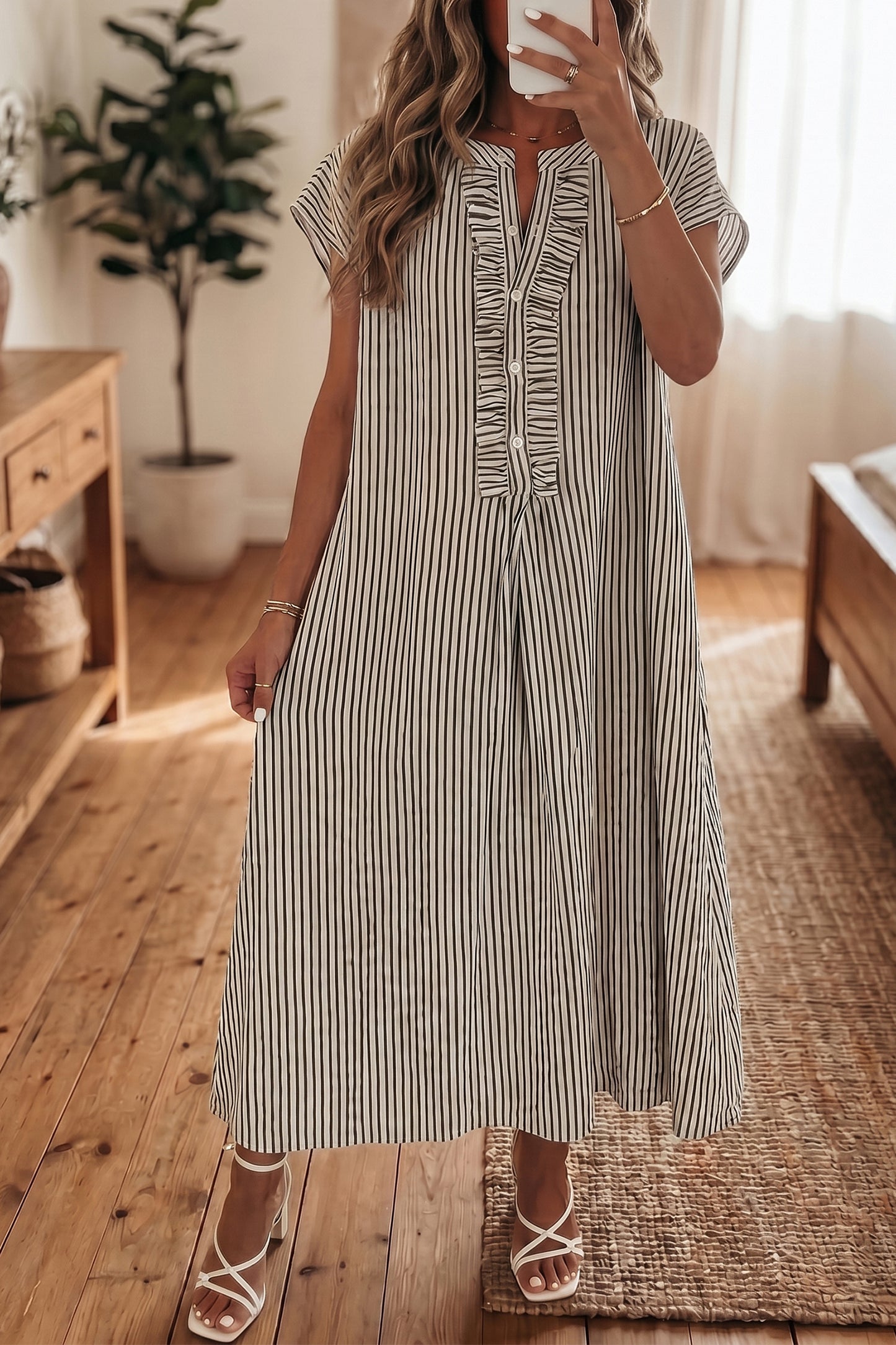 Park Avenue Stripe Maxi