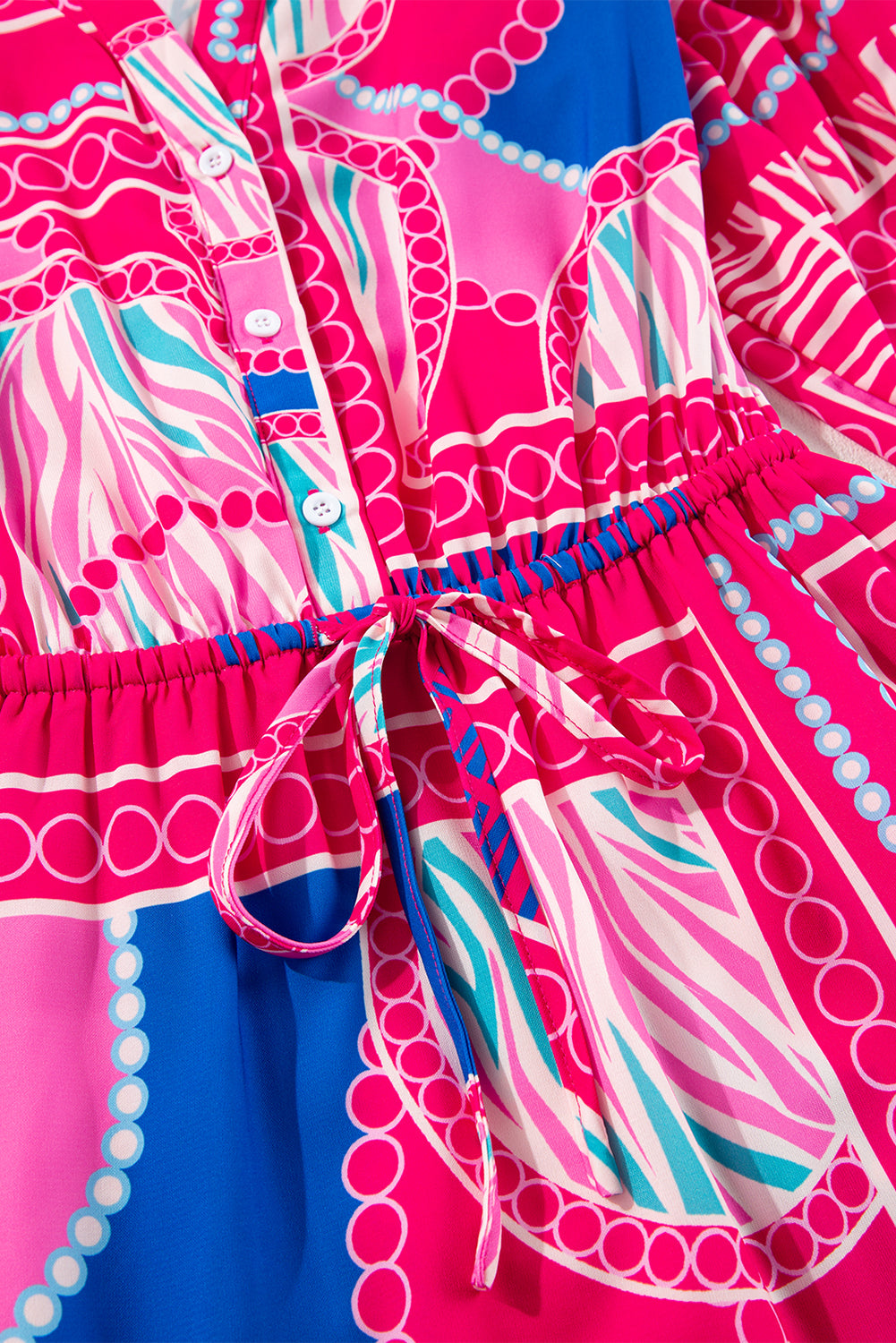 The Pink Palm Party Dress