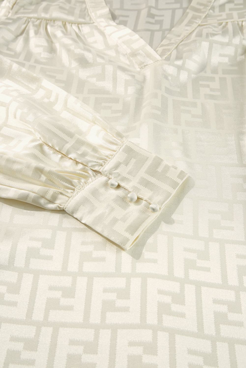 The Ivory Maze Blouse