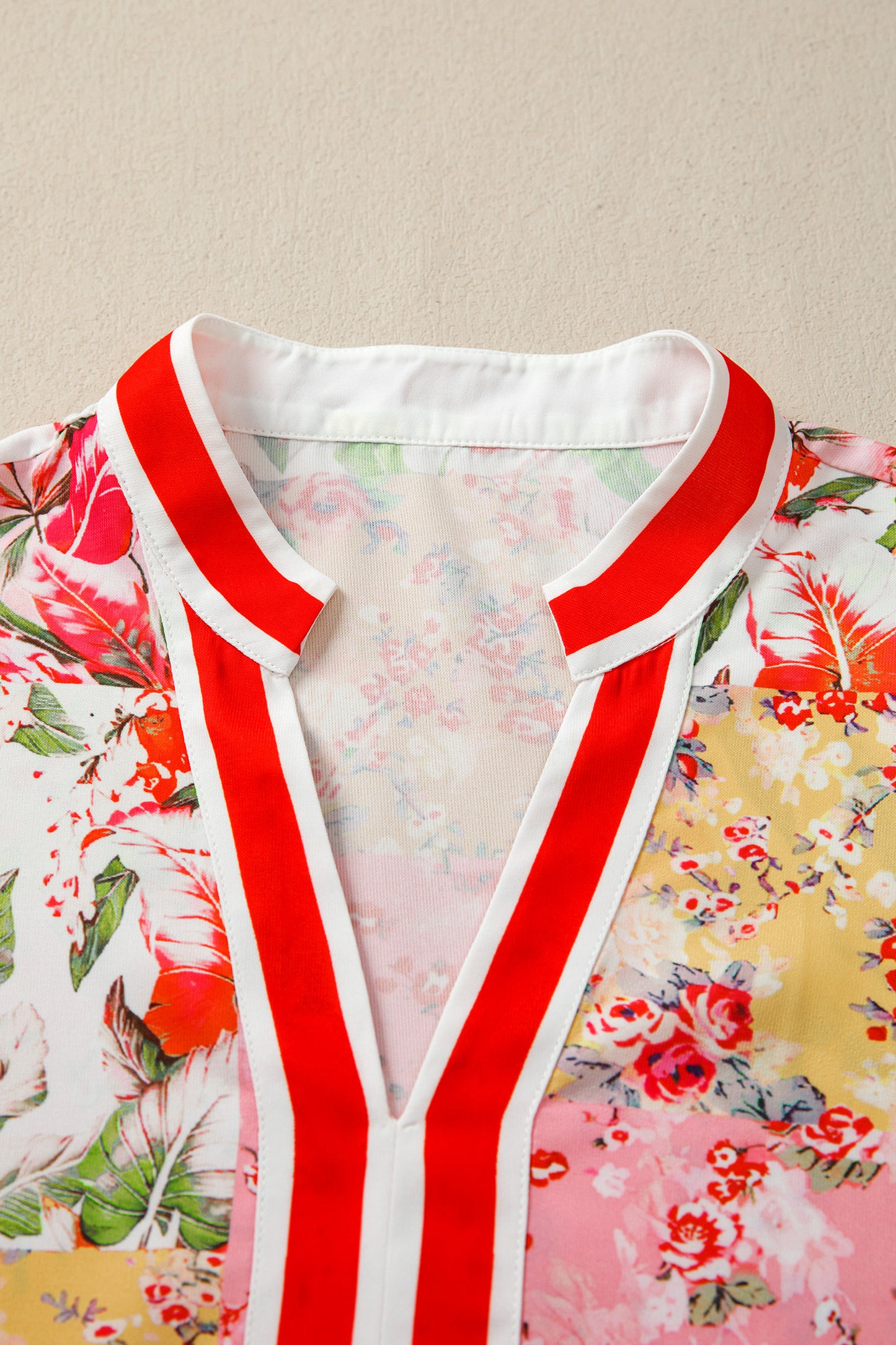 Rosé Garden Stripe Blouse