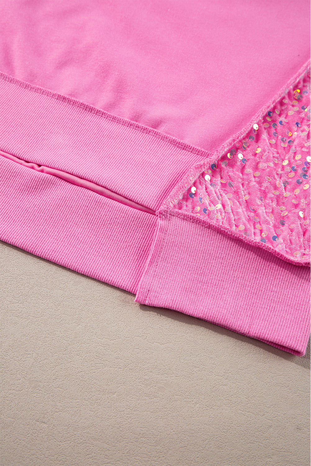 Pink Confetti Henley Pullover