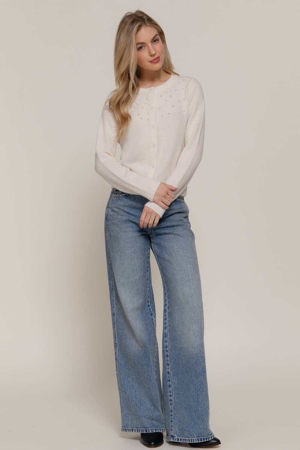The Pearls & Prosecco Cardigan