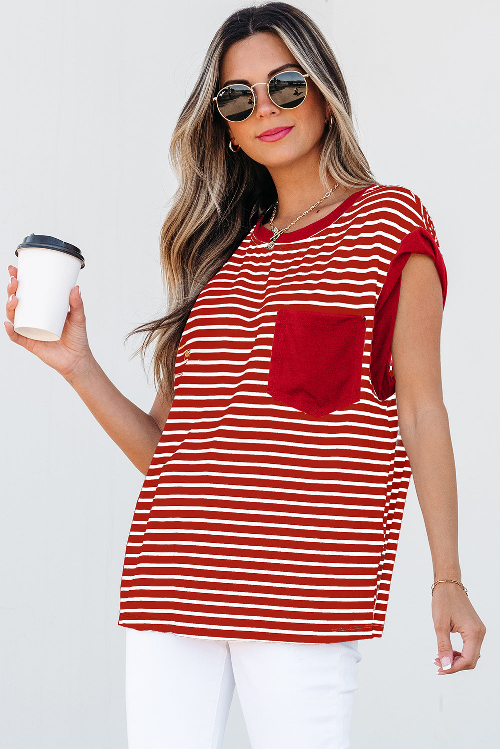 Harbor Stripe Pocket Tee