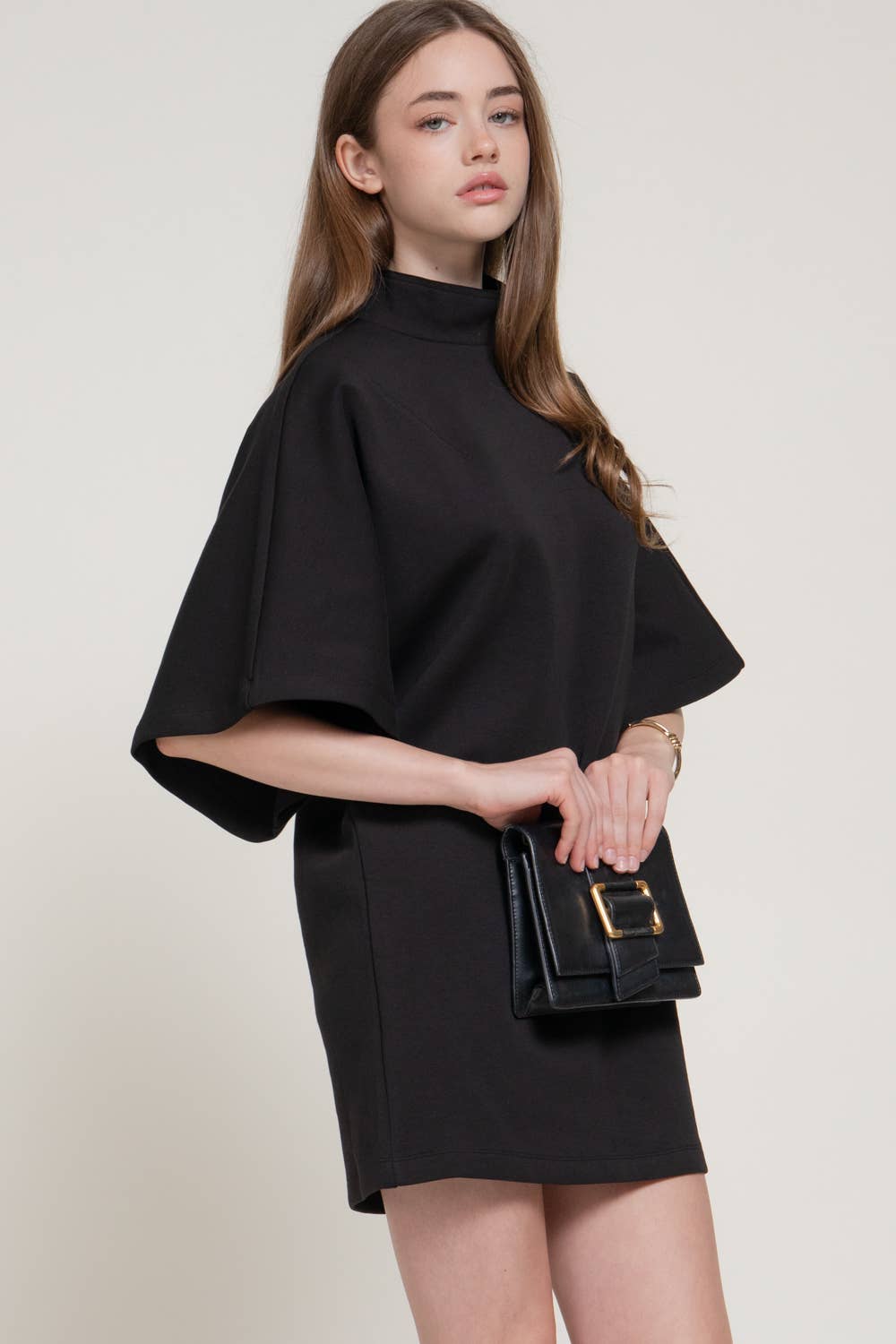 The After Hours Mock Neck Dress