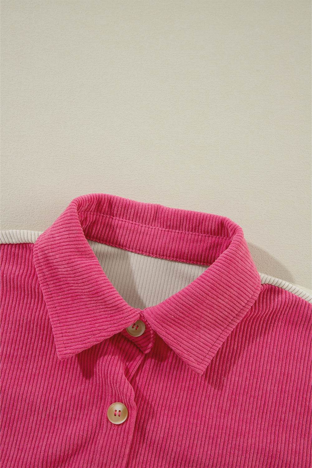 Strawberries & Cream Corduroy Shacket