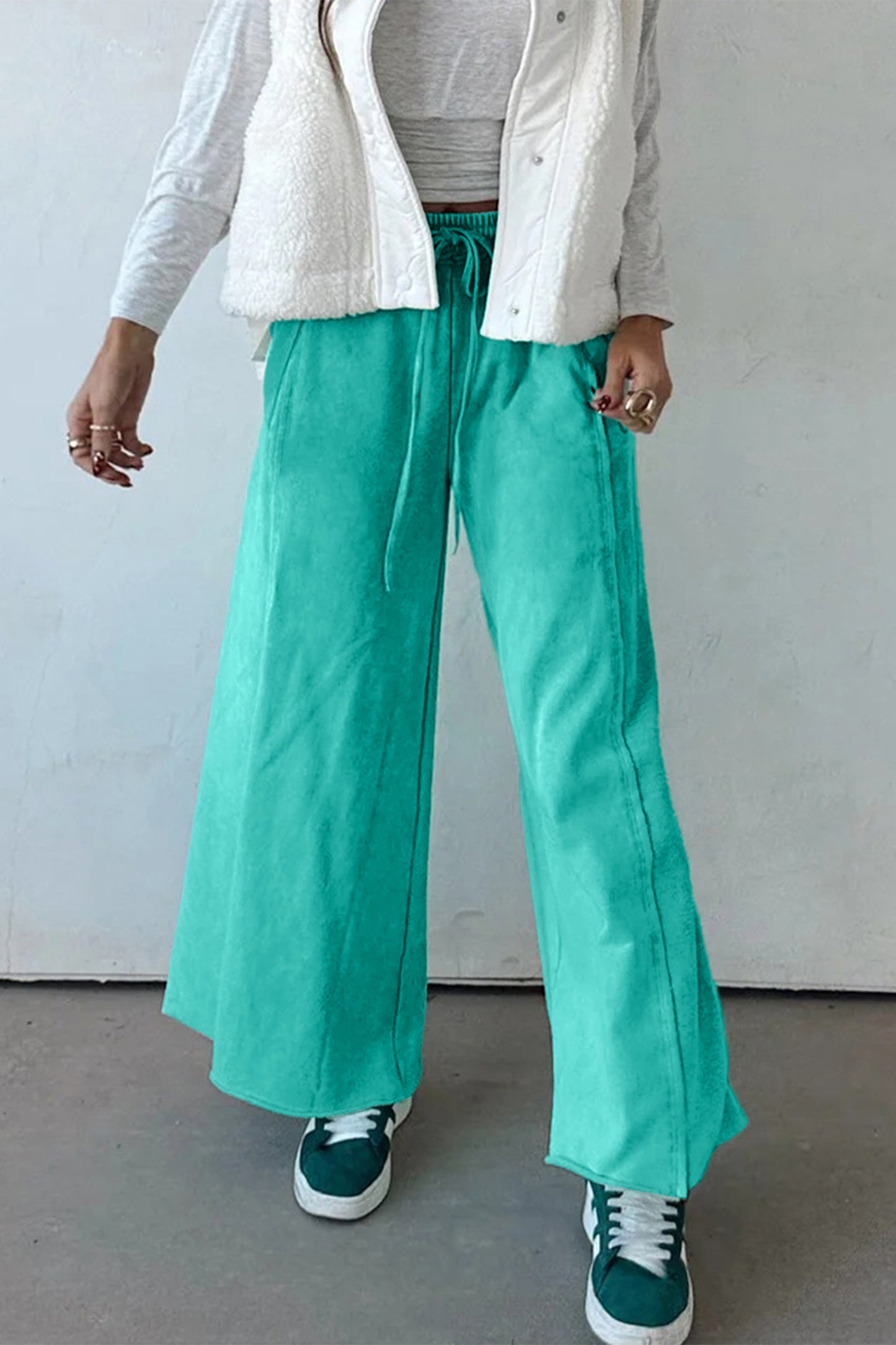 Coastal Ease Wide-Leg Lounge Pant