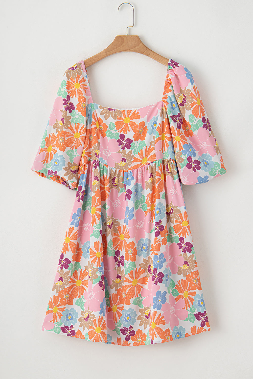 Pastel Petals Babydoll Dress