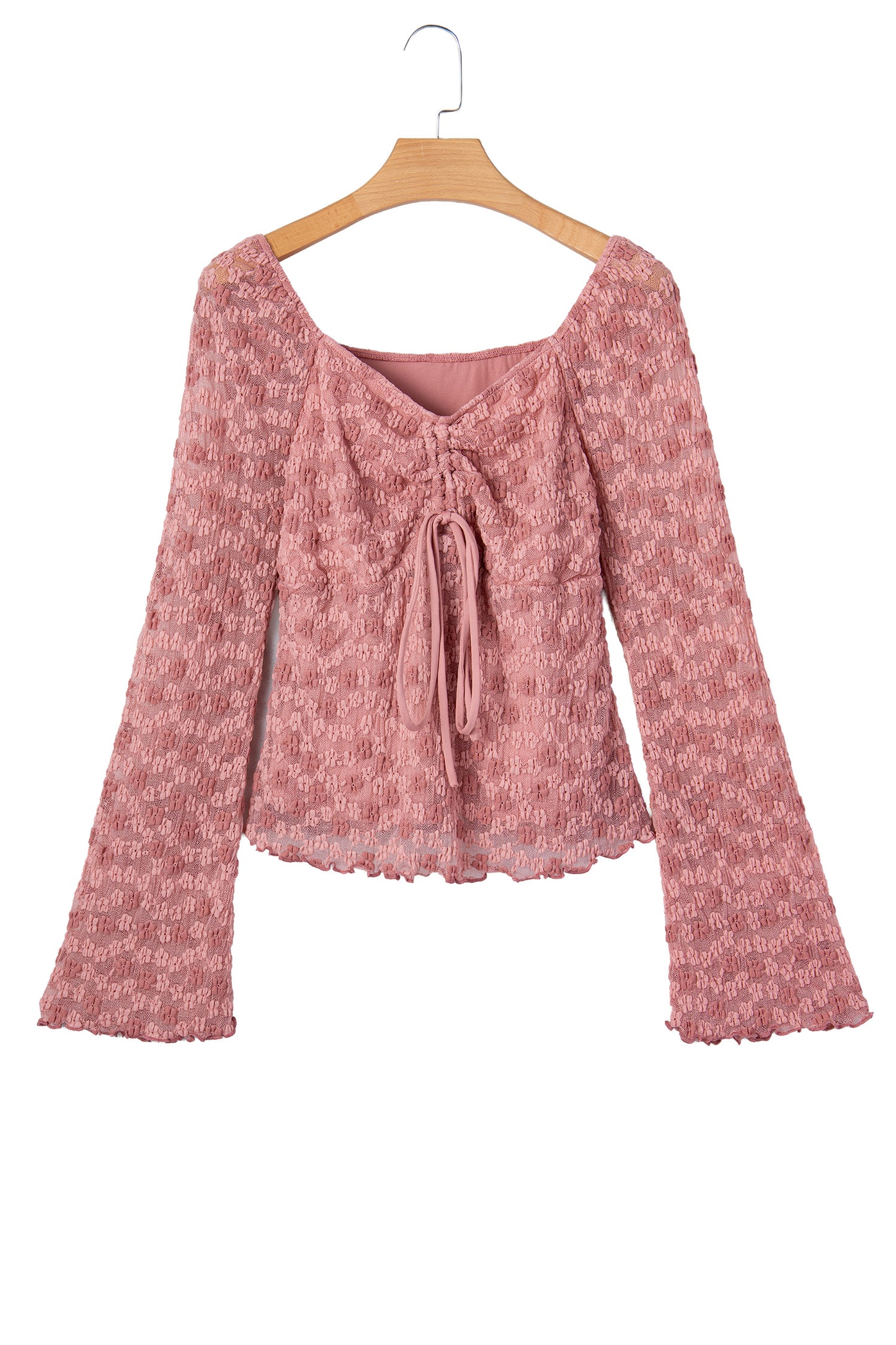 Rosé Romance Lace Top