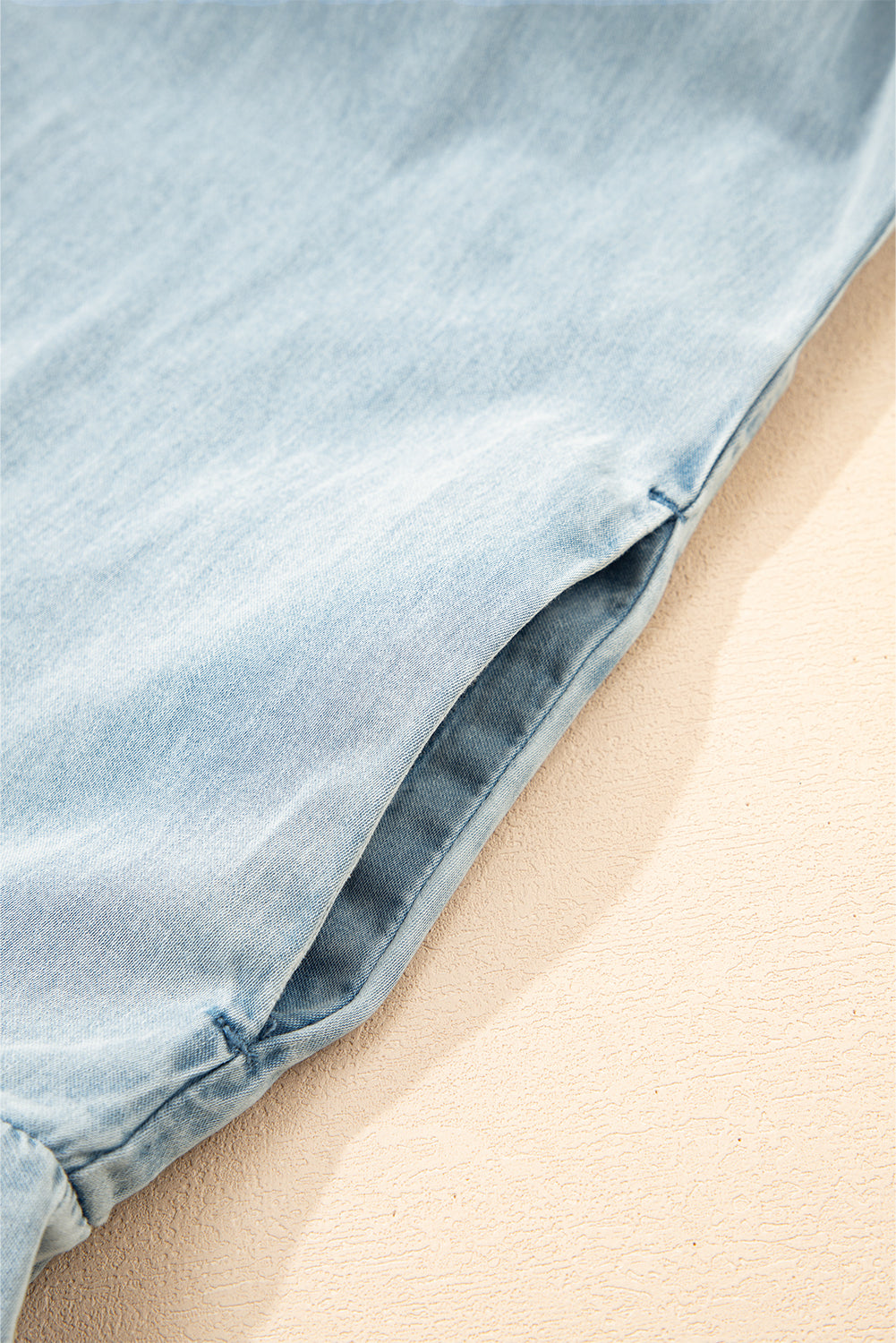 The Heirloom Bow Denim Dress