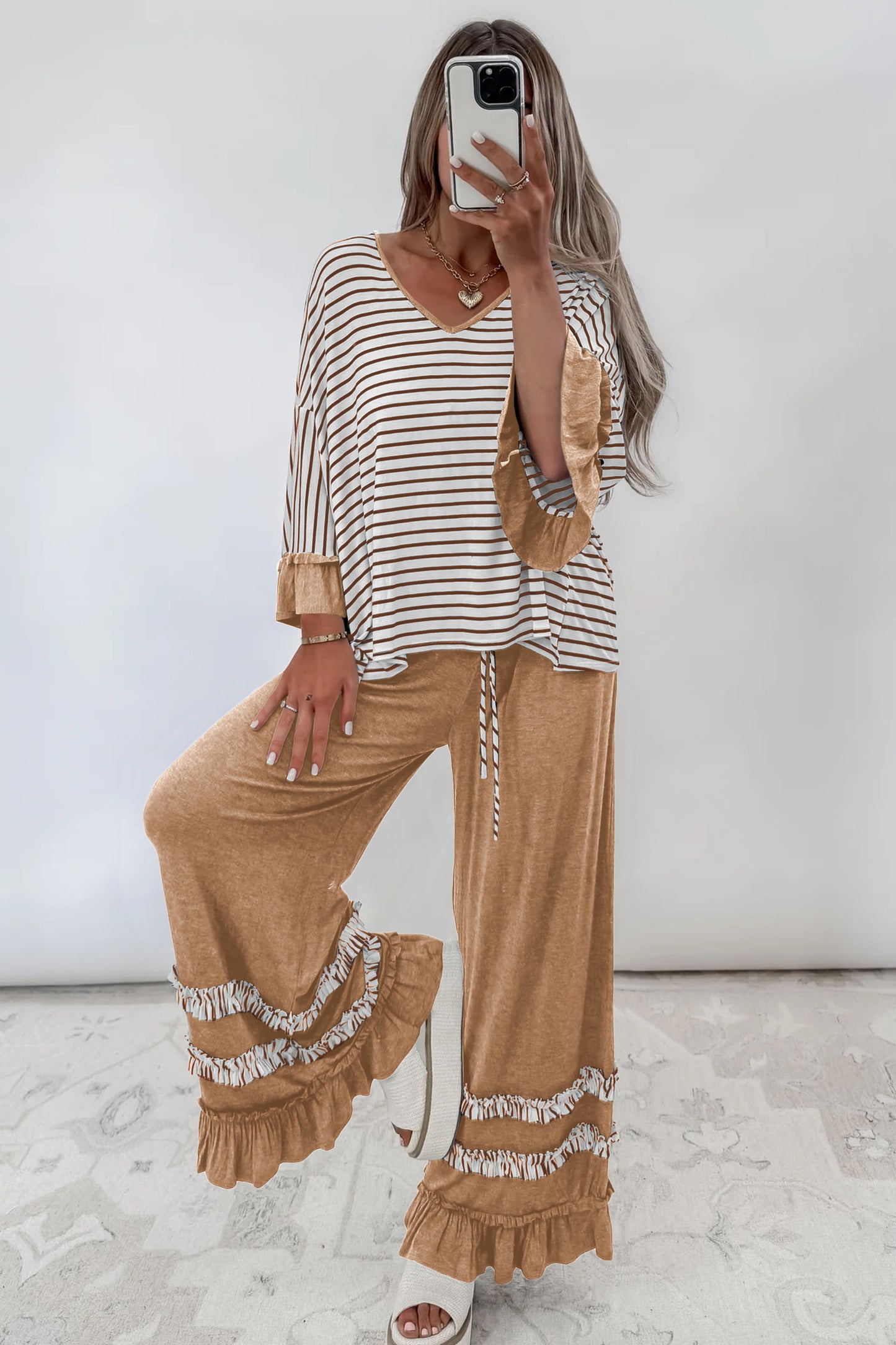 The Café Ruffle Lounge Set