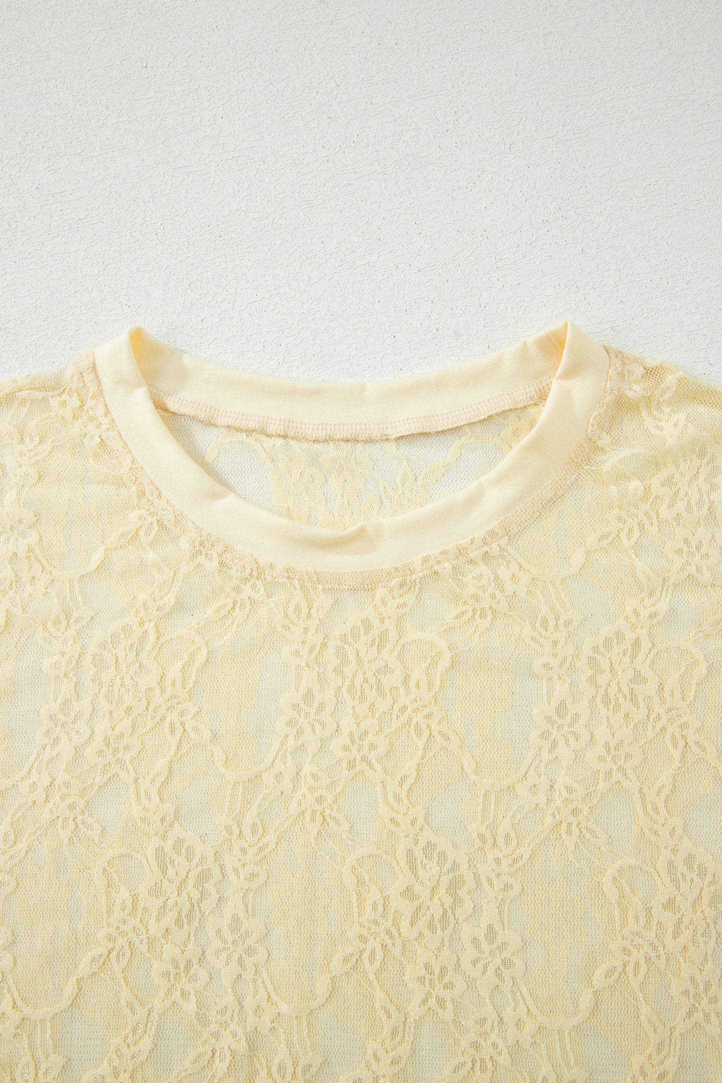 Buttercream Lace Whisper Top