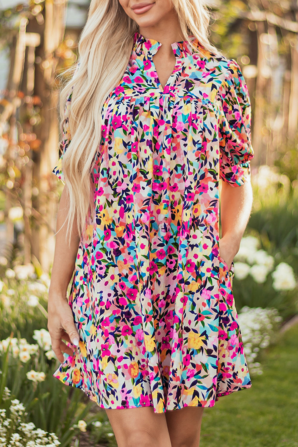 Garden Party Babydoll Dress