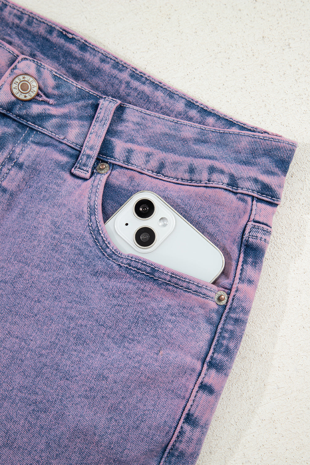 Violet Muse Straight-Leg Denim