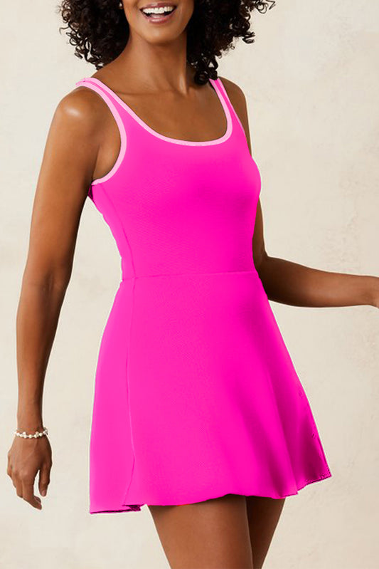 Pink Paradise Sport Swim Dress