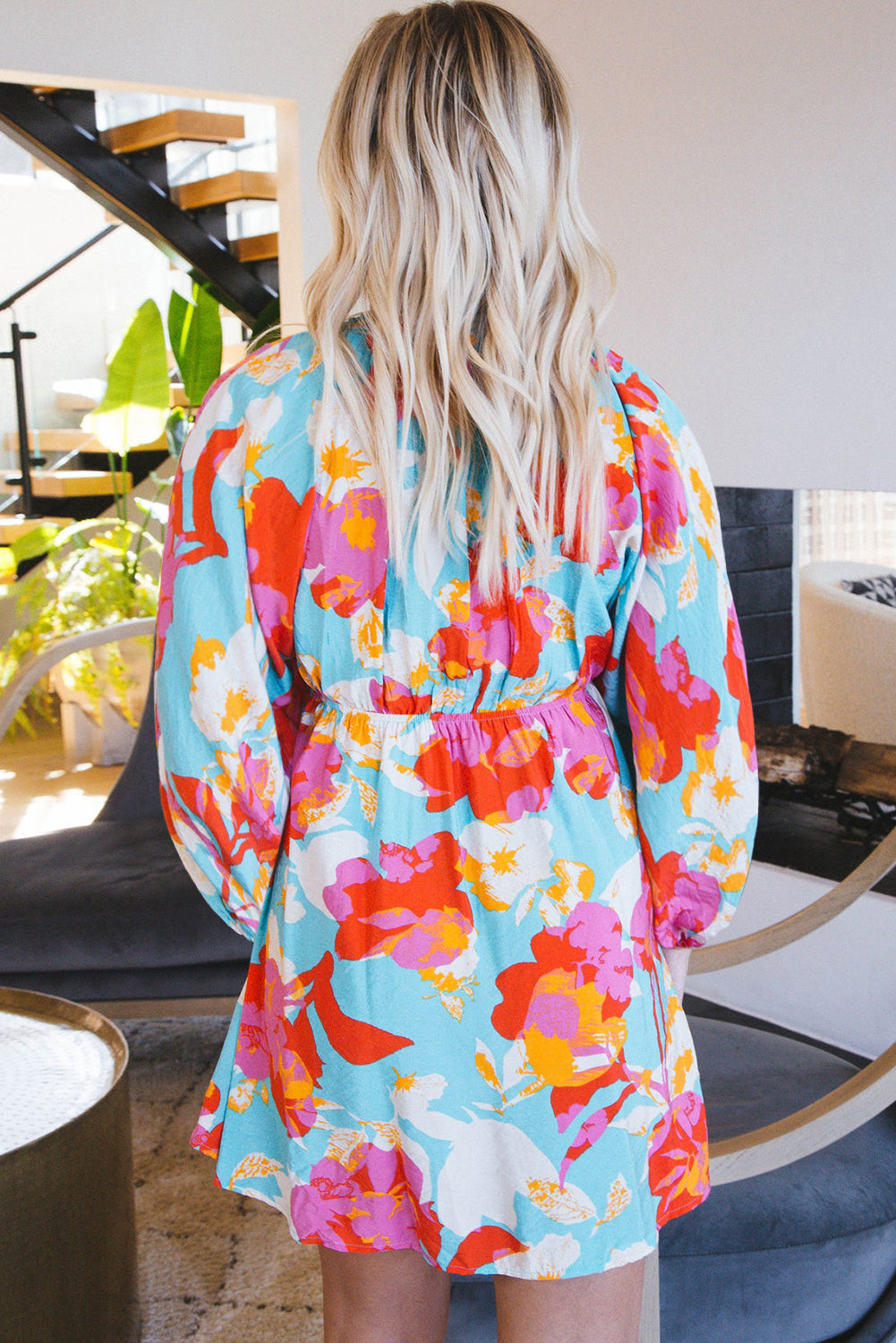 The Seaside Bloom Babydoll Dress