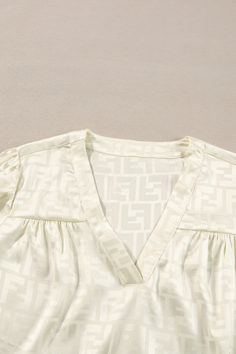 The Ivory Maze Blouse