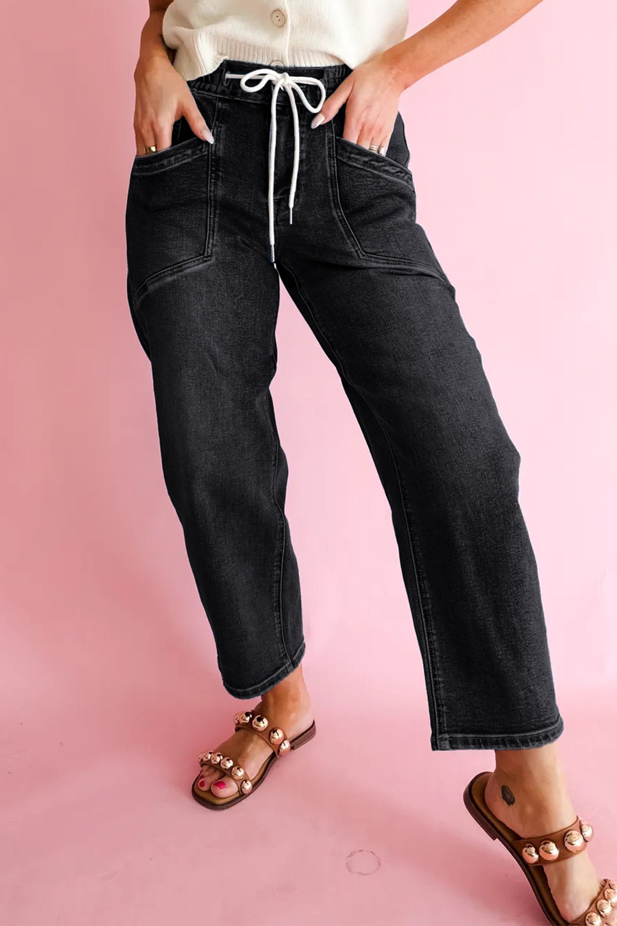 The After Hours Drawstring Jeans
