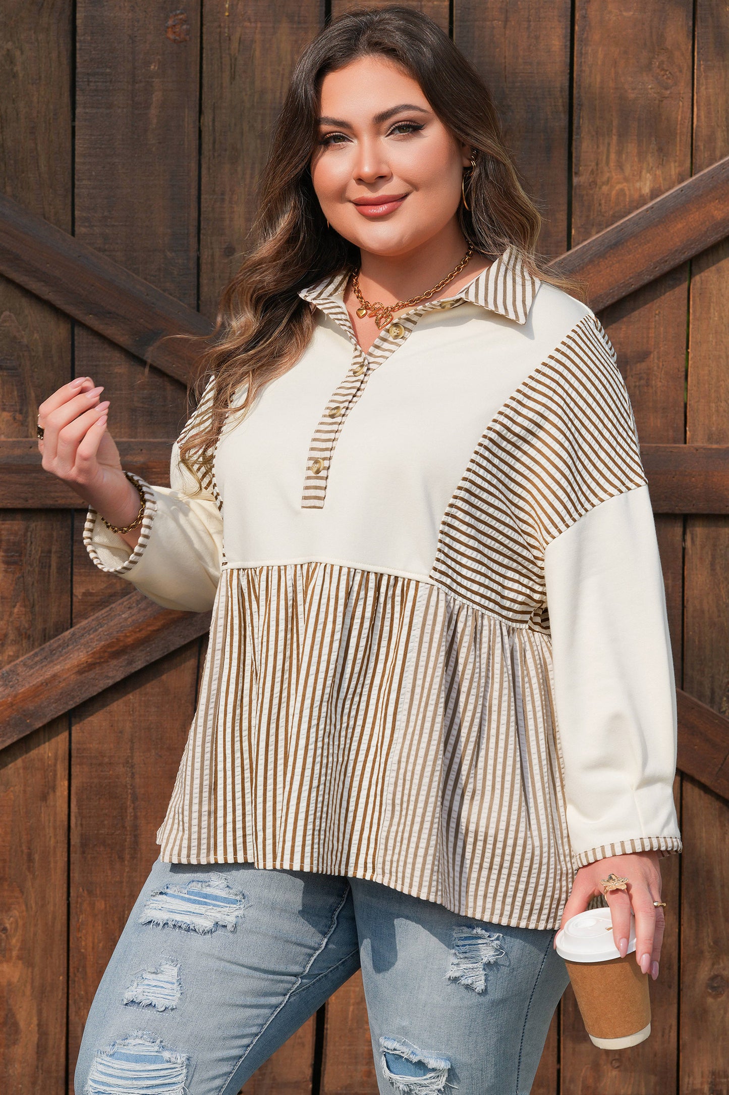 The Maple Grove Peplum Top