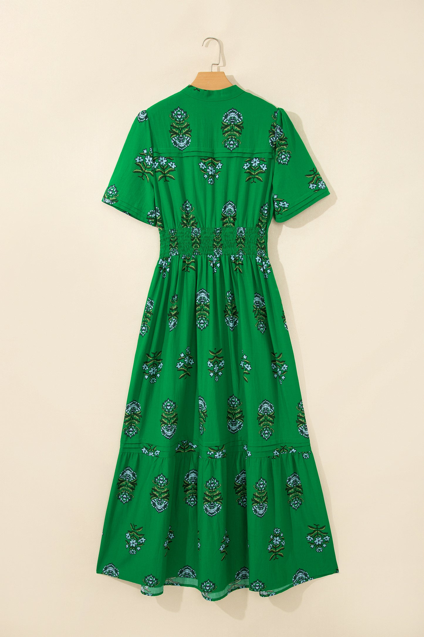 Emerald Garden Tiered Maxi
