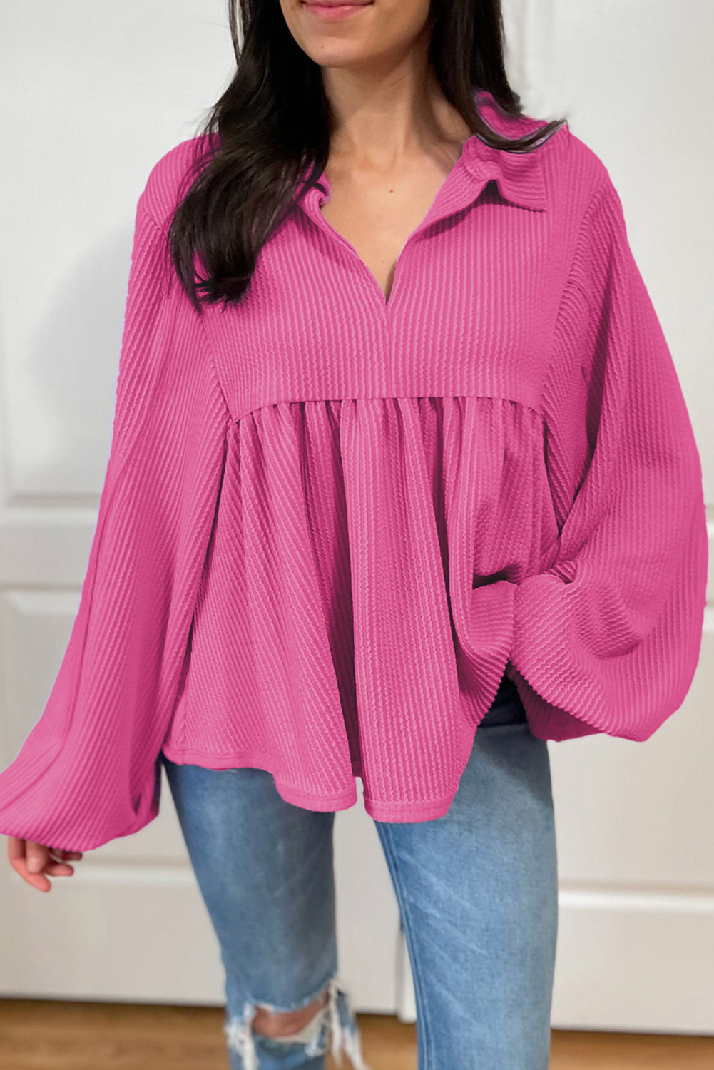 The Pink Magnolia Babydoll Top
