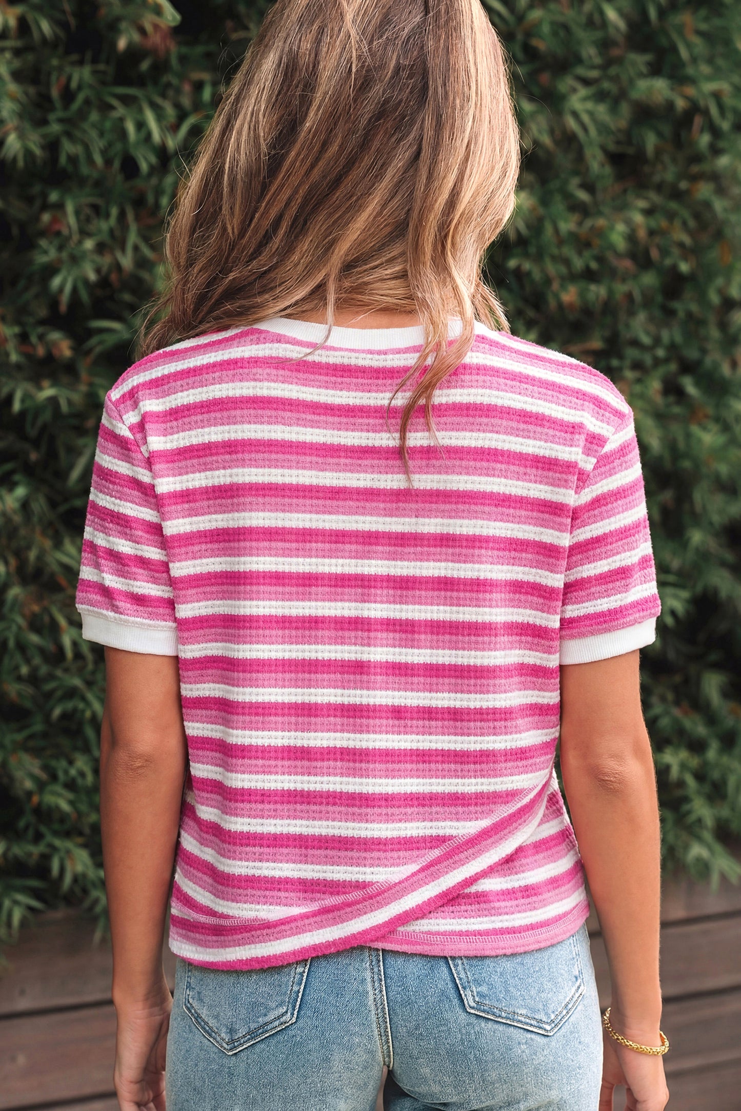 Strawberry Cream Stripe Tee