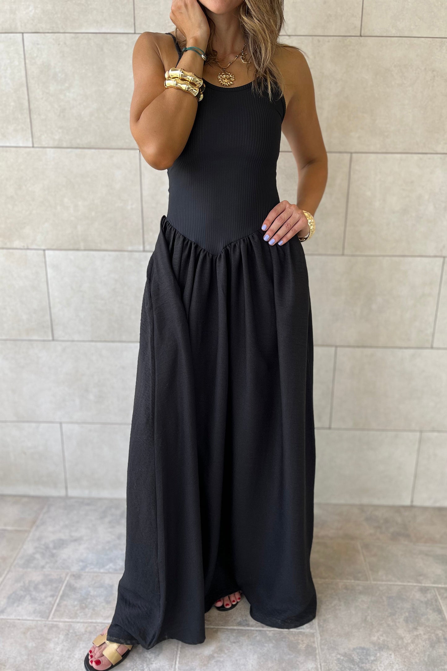 Midnight Grace Maxi Dress