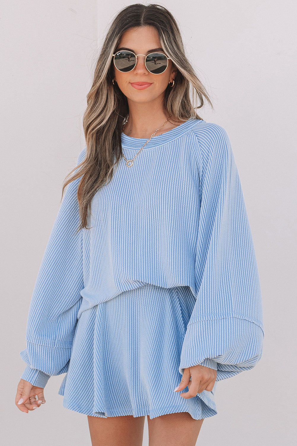Blue Skies Textured Lounge Set