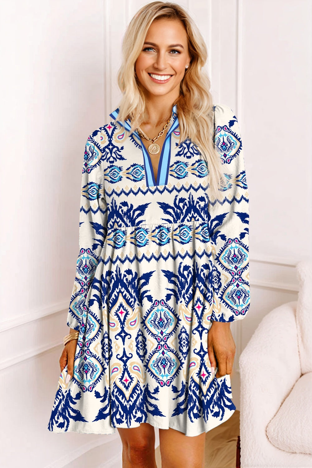 The Santorini Escape Dress