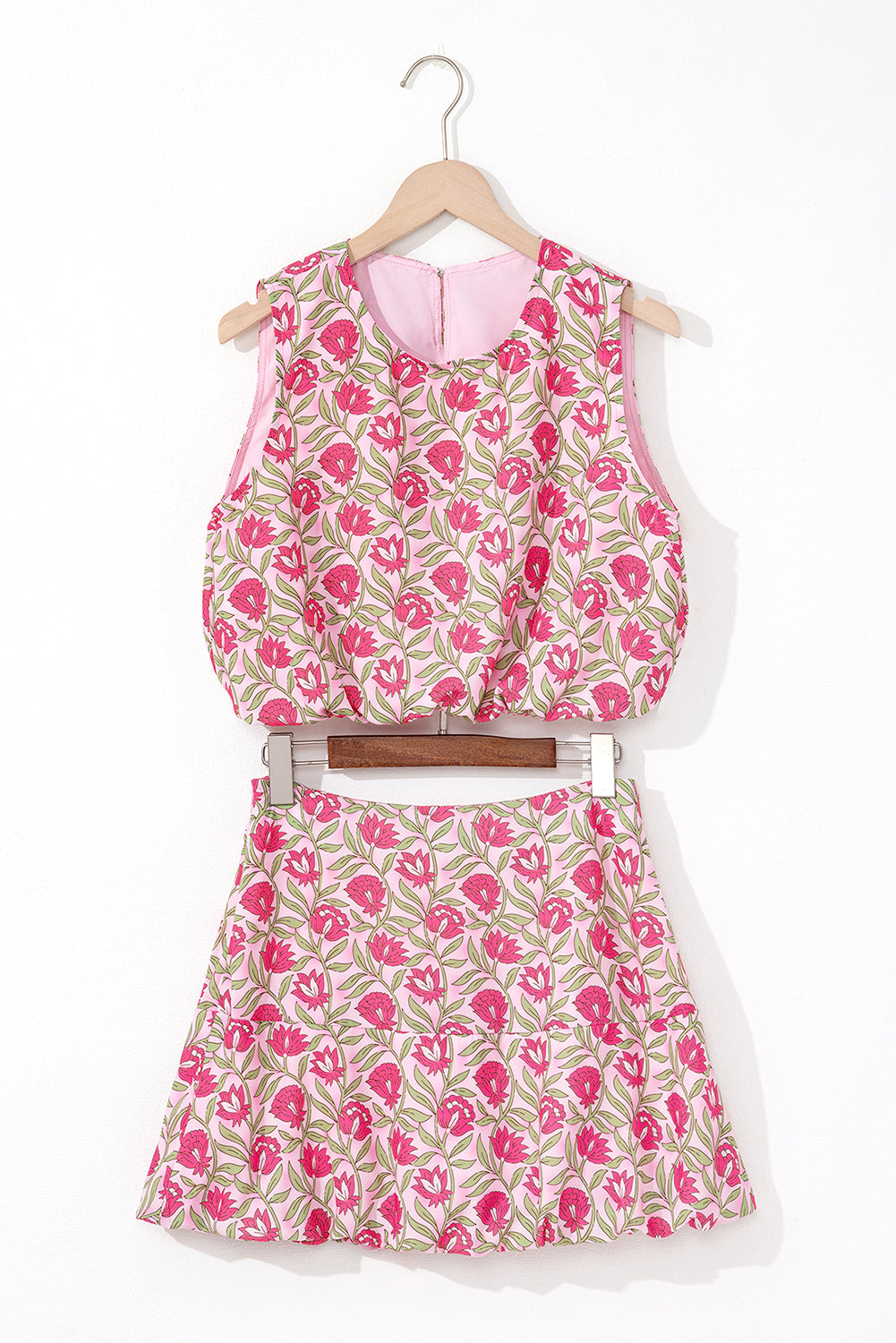 Pink Palm Garden Set