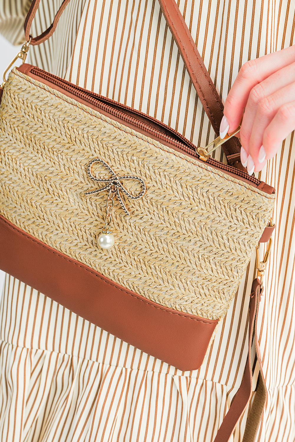 Charleston Charm Woven Crossbody