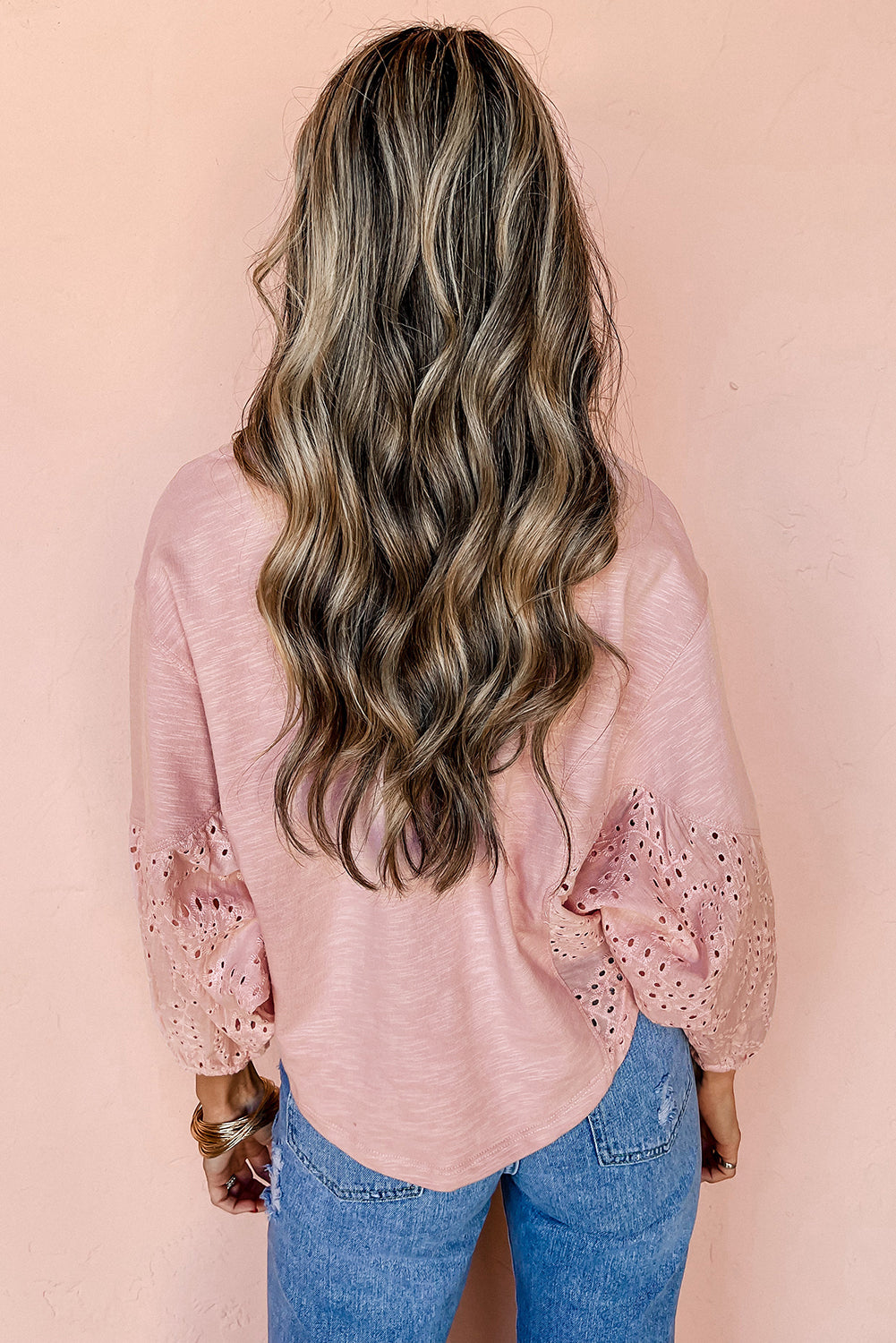 The Blushwood Eyelet Blouse