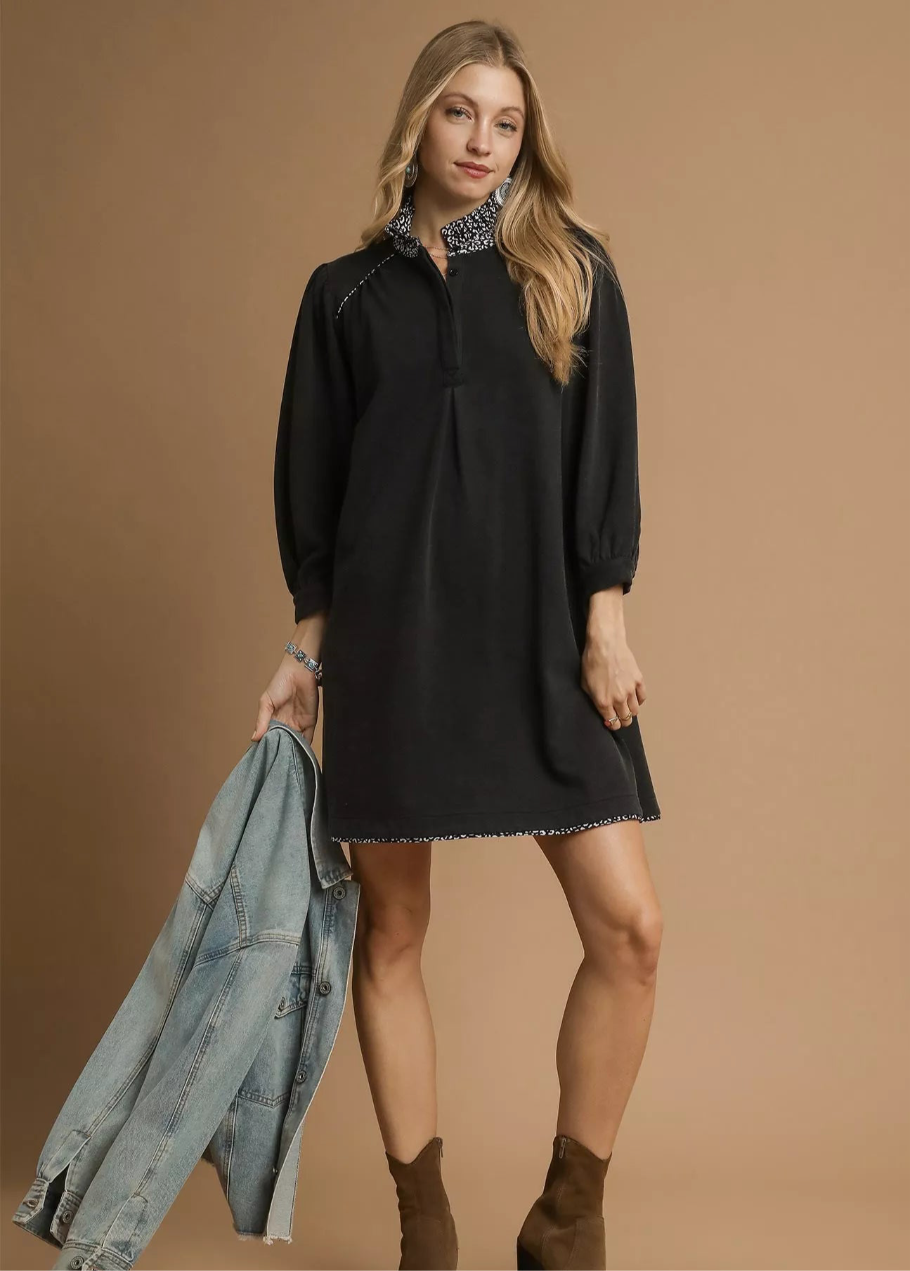 Midnight Muse Shift Dress