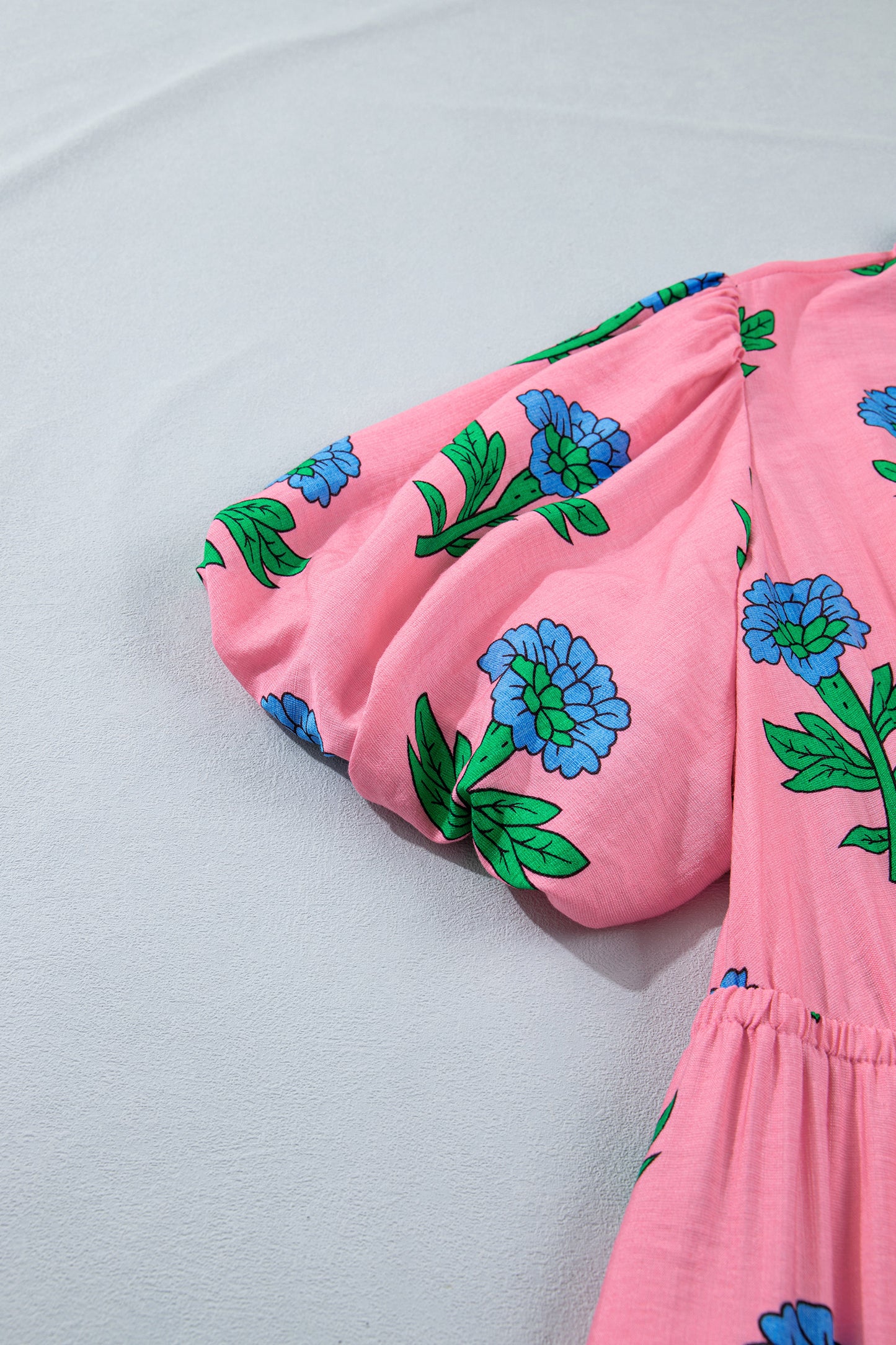 Curvy Pink Posy Promenade Maxi
